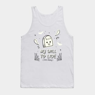 RIP My Will To Live - 1999 Tank Top